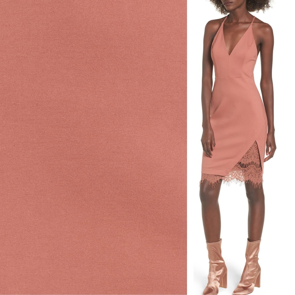 ASTR THE LABEL Lace Sexy Plunging Bodycon Dress - Picture 5 of 8
